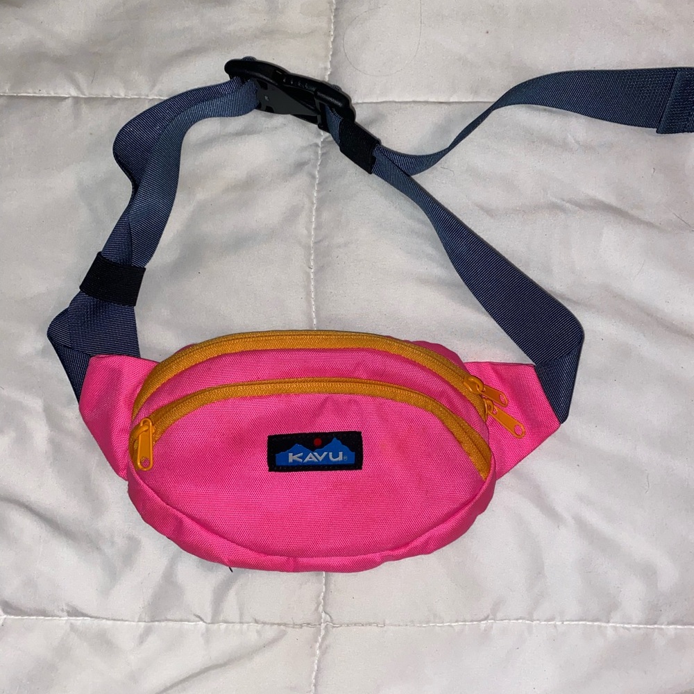Kavu Pink and orange Waist Bag